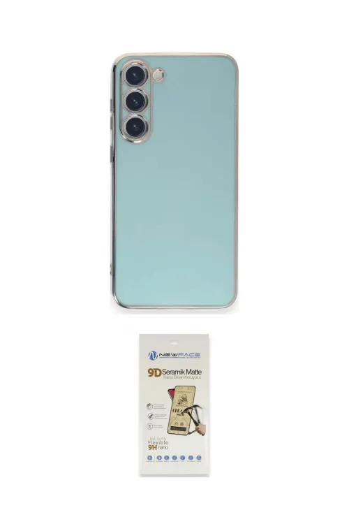 ieg™ Galaxy S23 Plus Kılıf Yankı Serisi - Siyah Mat Seramik Nano Ekran Koruyucu