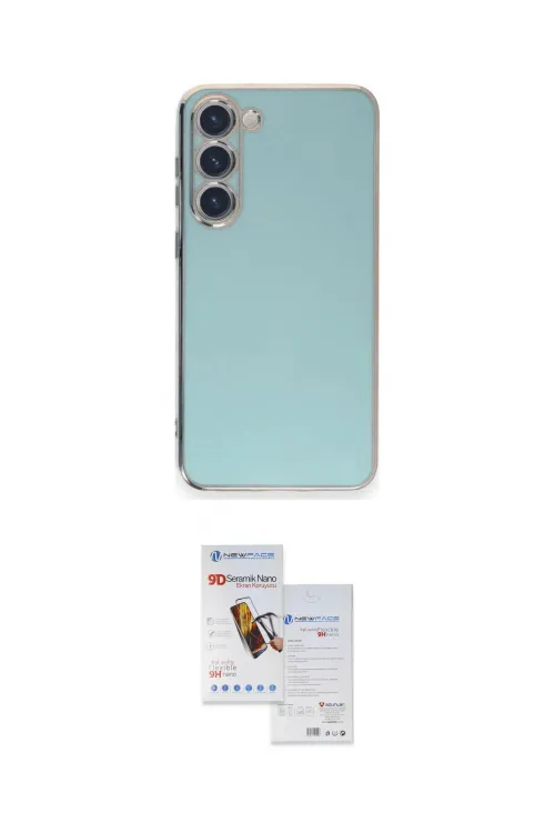 ieg™ Galaxy S23 Plus Kılıf Yankı Serisi - Siyah Seramik Nano Ekran Koruyucu
