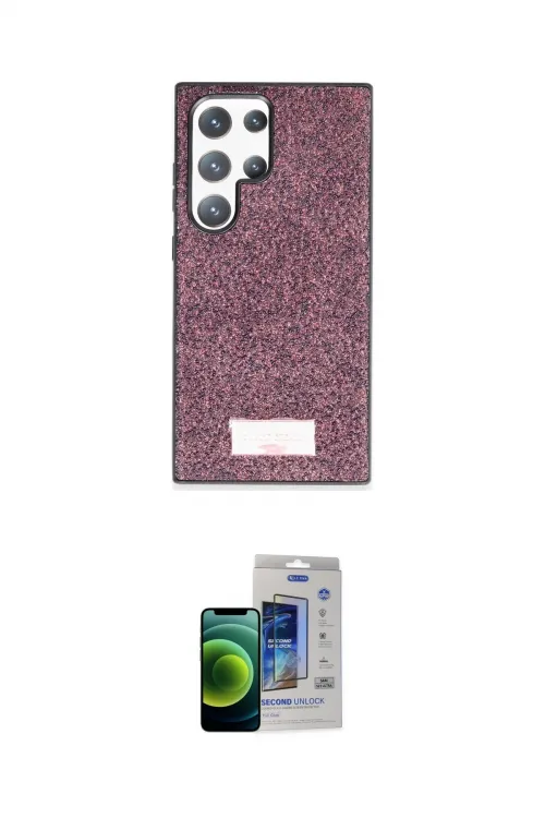 ieg™ Galaxy S23 Ultra Kılıf Vadi Klasik Serisi - Siyah Durable Full Glue Curved Cam