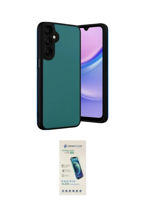 ieg™ Galaxy S24 FE Kılıf Kıvılcım Işık Serisi - Şeffaf Pasifik Cam Ekran Koruyucu
