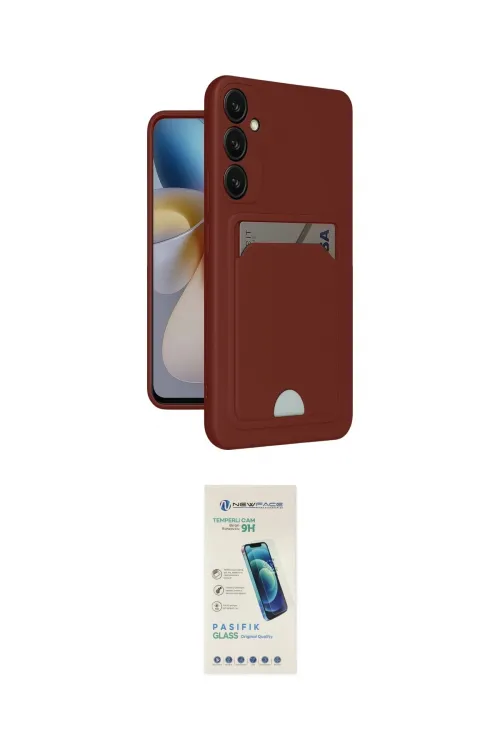 ieg™ Galaxy S24 FE Kılıf Vadi Çizgi Prime - Şeffaf Pasifik Cam Ekran Koruyucu