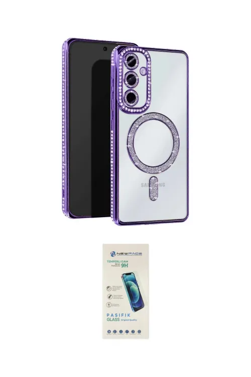 ieg™ Galaxy S24 FE Kılıf Zirve Doku Prime - Şeffaf Pasifik Cam Ekran Koruyucu