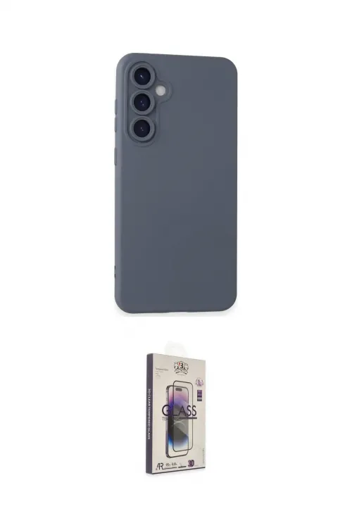 ieg™ Galaxy S24 Kılıf Ahenk Serisi - Siyah Bilvis 3D Cam Ekran Koruyucu