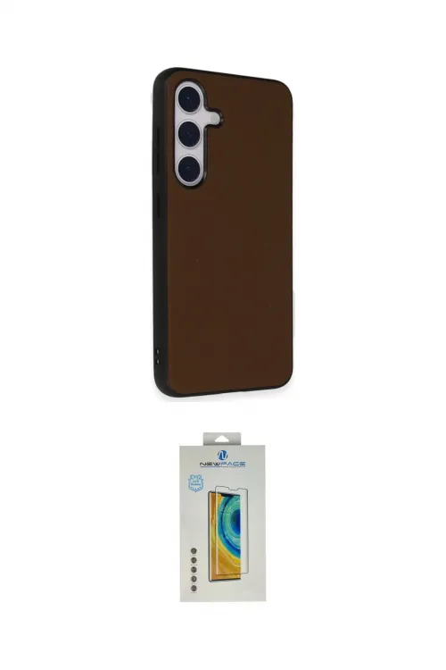 ieg™ Galaxy S24 Kılıf Akış Asil Koleksiyonu - Siyah Polymer Nano Ekran Koruyucu