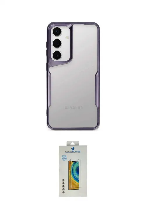 ieg™ Galaxy S24 Kılıf Akış Çizgi Koleksiyonu - Siyah Polymer Nano Ekran Koruyucu