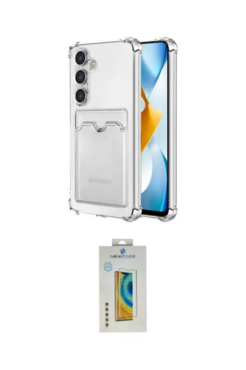 ieg™ Galaxy S24 Kılıf Doruk Klasik Koleksiyonu - Siyah Polymer Nano Ekran Koruyucu