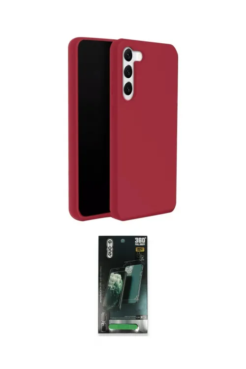 ieg™ Galaxy S24 Kılıf Kozmos Yansıma Özel Seri - Şeffaf 360 Full Body Arka Koruyucu