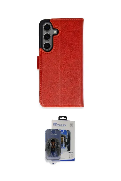 ieg™ Galaxy S24 Kılıf Siluet Işık Serisi - Siyah Vanessa Magic Cam