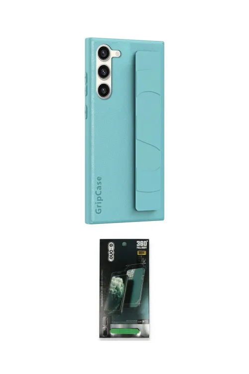 ieg™ Galaxy S24 Kılıf Vadi Asil Serisi - Siyah 360 Mat Full Body Arka Koruyucu