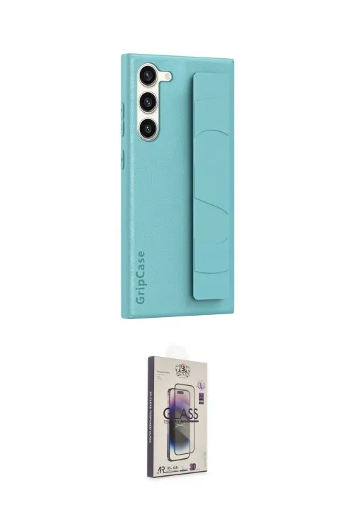 ieg™ Galaxy S24 Kılıf Vadi Asil Serisi - Siyah Bilvis 3D Cam Ekran Koruyucu