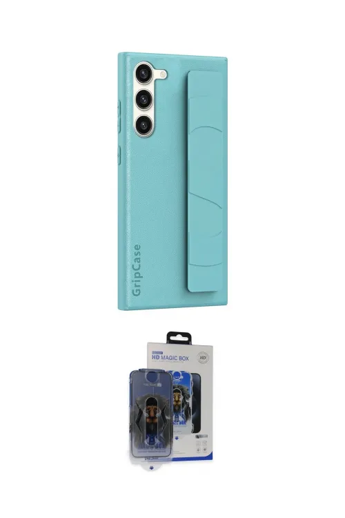ieg™ Galaxy S24 Kılıf Vadi Asil Serisi - Siyah Vanessa Magic Cam