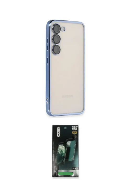 ieg™ Galaxy S24 Kılıf Vadi Minimal - Şeffaf 360 Full Body Arka Koruyucu
