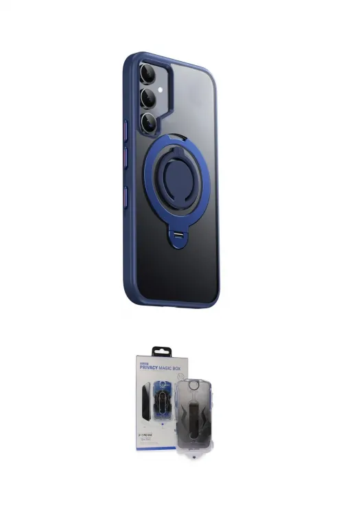 ieg™ Galaxy S24 Kılıf Zirve Çizgi Prime - Siyah Vanessa Magic Hayalet Cam