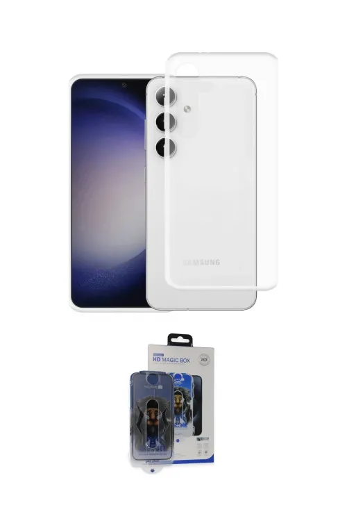 ieg™ Galaxy S24 Kılıf Zirve Doku - Siyah Vanessa Magic Cam