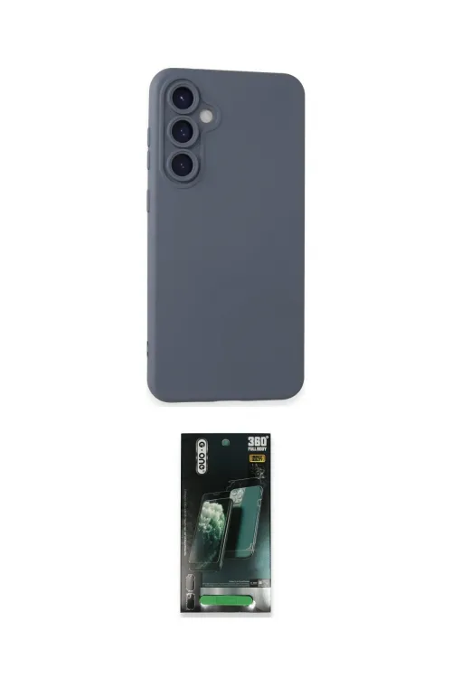 ieg™ Galaxy S24 Plus Kılıf Ahenk Serisi - Şeffaf 360 Full Body Arka Koruyucu