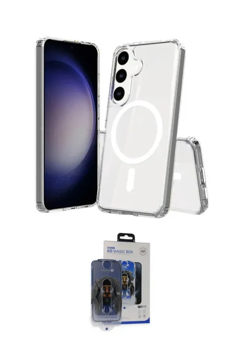 ieg™ Galaxy S24 Plus Kılıf Ahenk Yansıma Prime - Siyah Vanessa Magic Cam