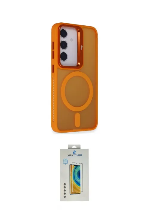 ieg™ Galaxy S24 Plus Kılıf Akış Form - Siyah Polymer Nano Ekran Koruyucu