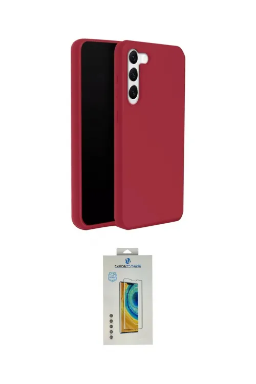 ieg™ Galaxy S24 Plus Kılıf Kozmos Yansıma Özel Seri - Siyah Polymer Nano Ekran Koruyucu