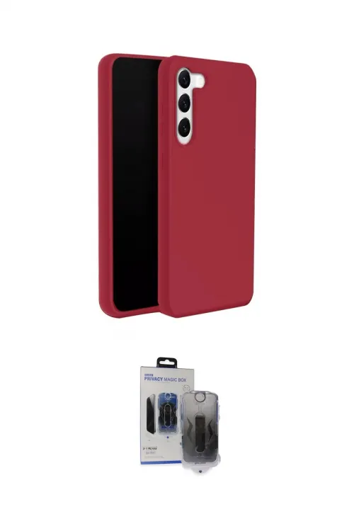 ieg™ Galaxy S24 Plus Kılıf Kozmos Yansıma Özel Seri - Siyah Vanessa Magic Hayalet Cam