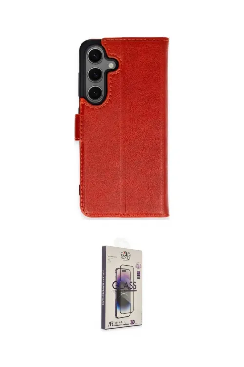 ieg™ Galaxy S24 Plus Kılıf Siluet Işık Serisi - Siyah Bilvis 3D Cam Ekran Koruyucu