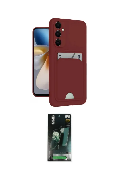 ieg™ Galaxy S24 Plus Kılıf Vadi Çizgi Prime - Siyah 360 Mat Full Body Arka Koruyucu