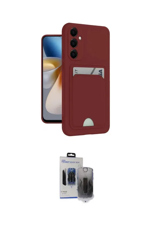 ieg™ Galaxy S24 Plus Kılıf Vadi Çizgi Prime - Siyah Vanessa Magic Hayalet Cam