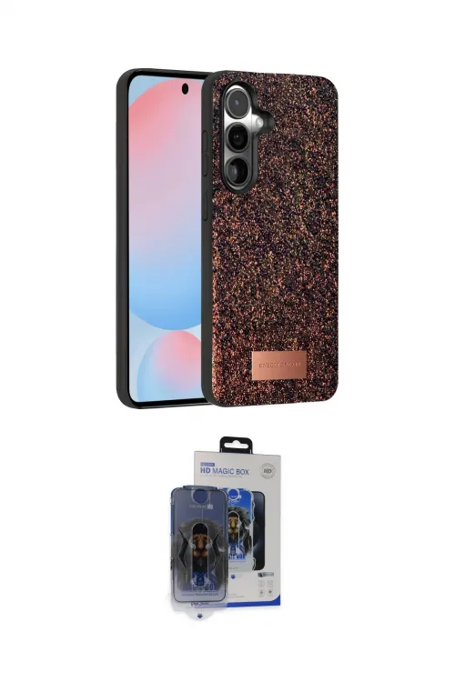 ieg™ Galaxy S24 Plus Kılıf Vadi Klasik Serisi - Siyah Vanessa Magic Cam