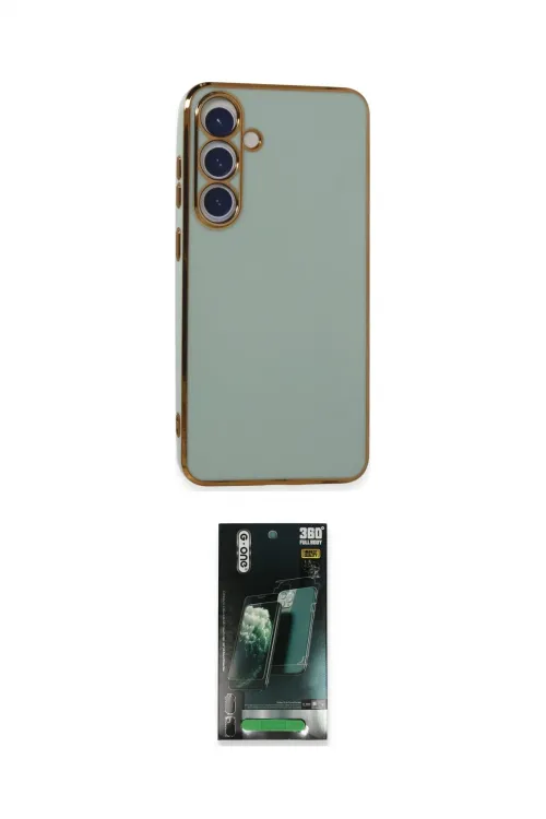 ieg™ Galaxy S24 Plus Kılıf Yankı Serisi - Şeffaf 360 Full Body Arka Koruyucu