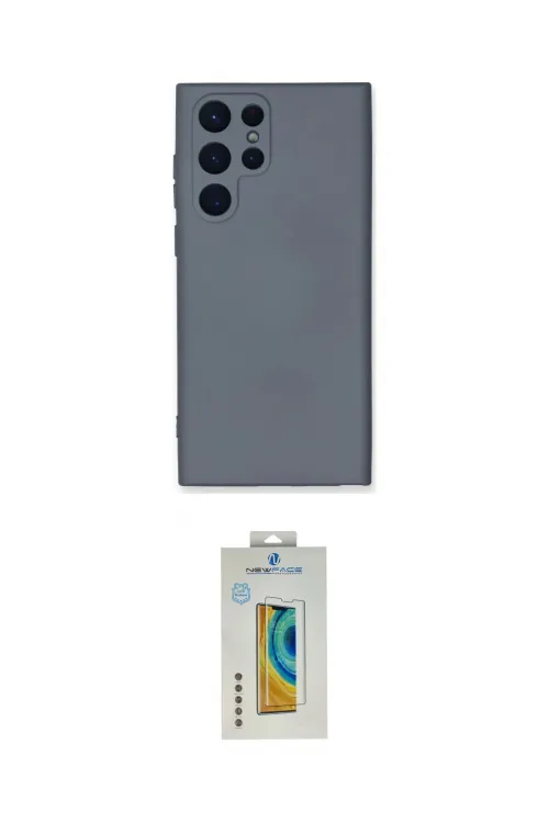 ieg™ Galaxy S24 Ultra Kılıf Ahenk Serisi - Siyah Polymer Nano Ekran Koruyucu