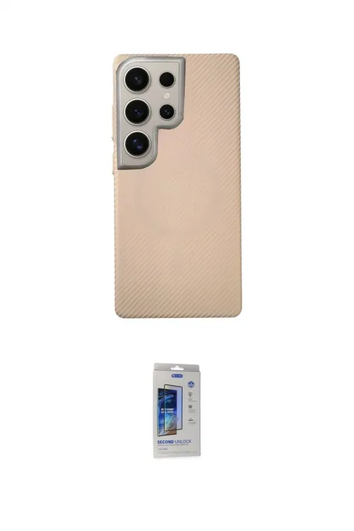 ieg™ Galaxy S24 Ultra Kılıf Eksen Prime - Siyah Durable Full Glue Curved Cam