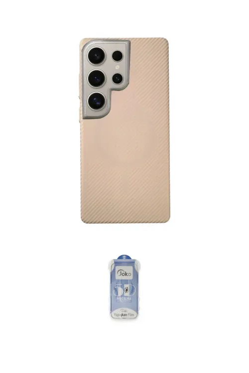 ieg™ Galaxy S24 Ultra Kılıf Eksen Prime - Siyah Joko Magic 5D Cam