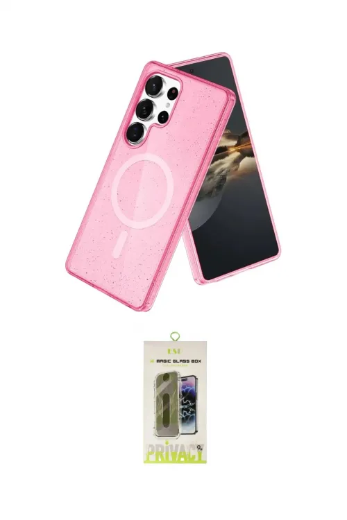ieg™ Galaxy S24 Ultra Kılıf Nova Asil Prime - Siyah Joko Magic 5D Hayalet Cam