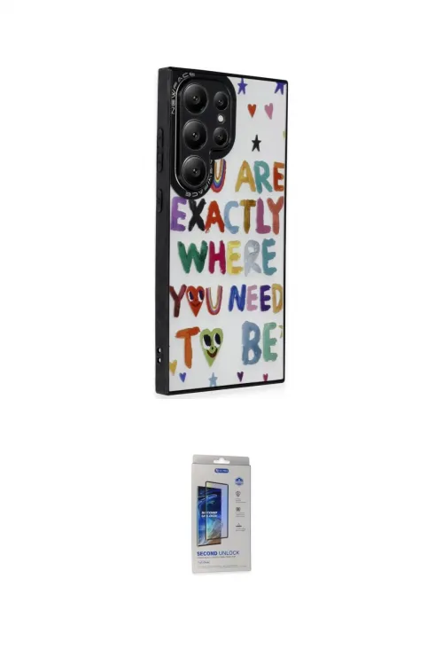 ieg™ Galaxy S24 Ultra Kılıf Odak Klasik Serisi - Siyah Durable Full Glue Curved Cam