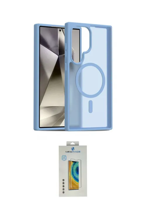 ieg™ Galaxy S24 Ultra Kılıf Siluet Minimal Prime - Siyah Polymer Nano Ekran Koruyucu