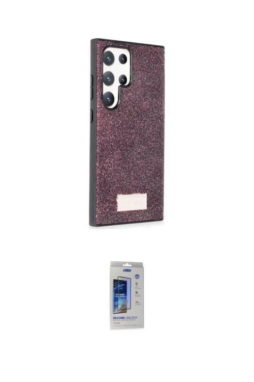 ieg™ Galaxy S24 Ultra Kılıf Vadi Klasik Serisi - Siyah Durable Full Glue Curved Cam