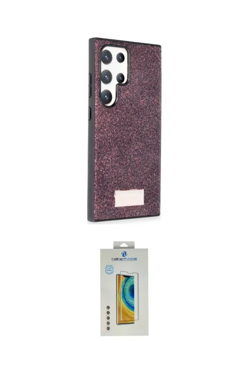 ieg™ Galaxy S24 Ultra Kılıf Vadi Klasik Serisi - Siyah Polymer Nano Ekran Koruyucu