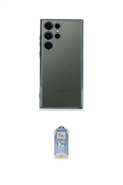 ieg™ Galaxy S24 Ultra Kılıf Vadi Minimal - Siyah Joko Magic 5D Cam