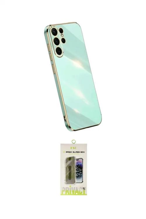 ieg™ Galaxy S24 Ultra Kılıf Yankı Serisi - Siyah Joko Magic 5D Hayalet Cam