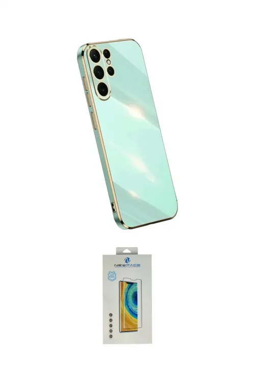 ieg™ Galaxy S24 Ultra Kılıf Yankı Serisi - Siyah Polymer Nano Ekran Koruyucu