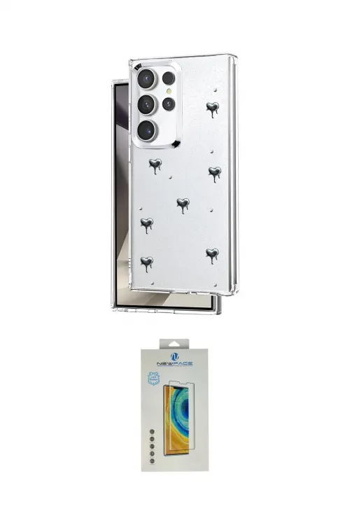 ieg™ Galaxy S24 Ultra Kılıf Yörünge Form - Siyah Polymer Nano Ekran Koruyucu