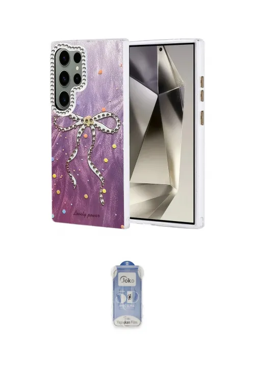 ieg™ Galaxy S24 Ultra Kılıf Zirve Modern Prime - Siyah Joko Magic 5D Cam