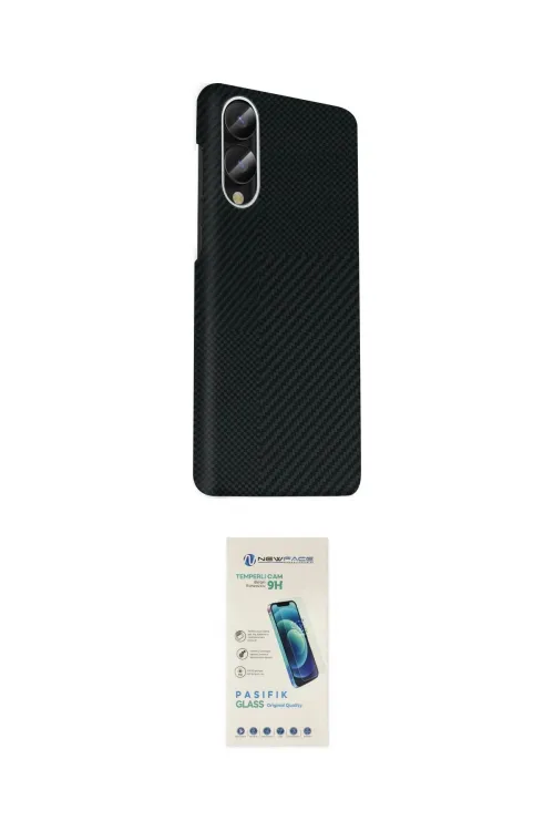 ieg™ Galaxy S25 Edge Kılıf Kozmos Klasik Prime - Şeffaf Pasifik Cam Ekran Koruyucu