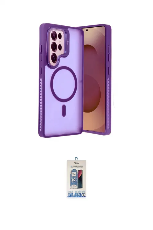 ieg™ Galaxy S25 Ultra Kılıf Akış Form - Siyah Joko Magic 5D Cam