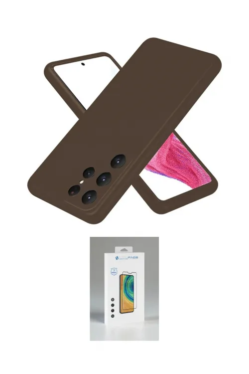 ieg™ Galaxy S25 Ultra Kılıf Kozmos Yansıma Özel Seri - Şeffaf Polymer Nano Ekran Koruyucu