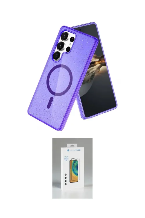 ieg™ Galaxy S25 Ultra Kılıf Nova Asil Prime - Şeffaf Polymer Nano Ekran Koruyucu