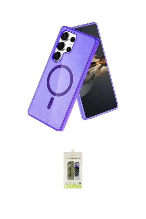 ieg™ Galaxy S25 Ultra Kılıf Nova Asil Prime - Siyah Joko Magic 5D Hayalet Cam
