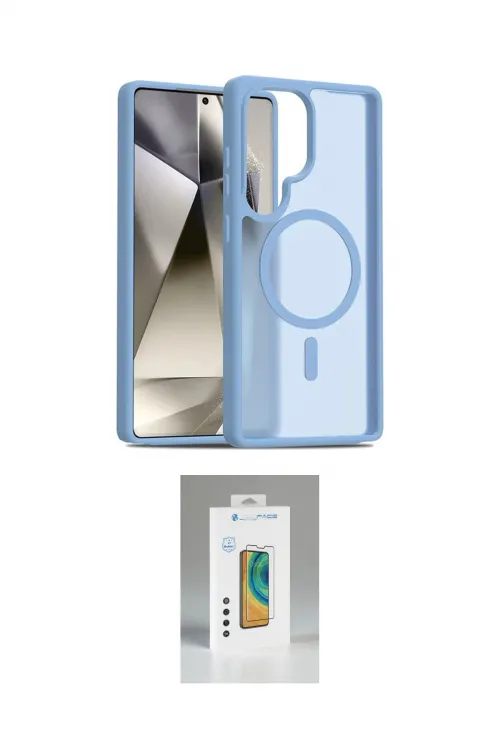 ieg™ Galaxy S25 Ultra Kılıf Siluet Minimal Prime - Şeffaf Polymer Nano Ekran Koruyucu