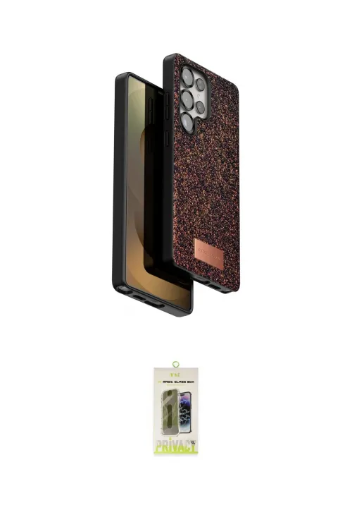 ieg™ Galaxy S25 Ultra Kılıf Vadi Klasik Serisi - Siyah Joko Magic 5D Hayalet Cam