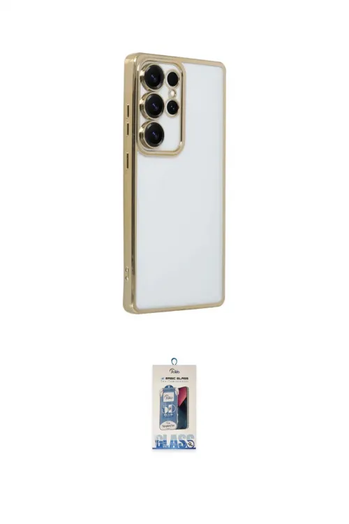 ieg™ Galaxy S25 Ultra Kılıf Vadi Minimal - Siyah Joko Magic 5D Cam