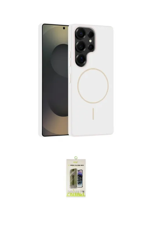 ieg™ Galaxy S25 Ultra Kılıf Yankı Form Serisi - Siyah Joko Magic 5D Hayalet Cam